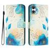 Luxury Flip Leather Case For Samsung Galaxy A07 4G Flip Cover On For Samsung A07 A06 4G 5G A05 A05s Wallet Bags Flower Cases