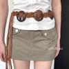 Western Retro Ethnic Waist Chain: Versatile Korean Style Woven Jeans Belt