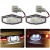 2Pc LED License Plate Lamp For Honda Civic Accord Odyssey MR-V Acura 34100S84A01
