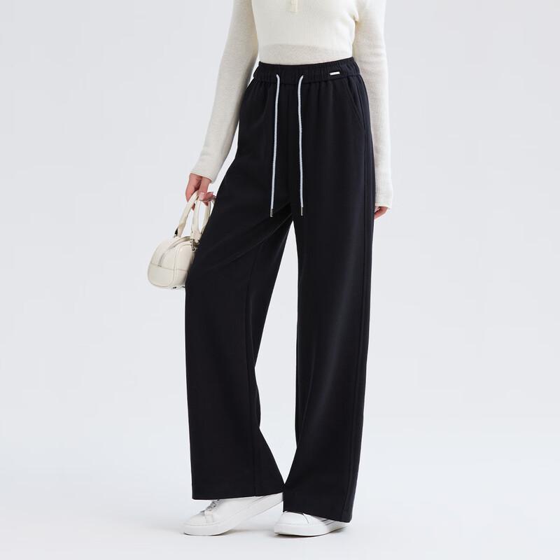 FivePlus Casual Elastic Waist Straight-Leg Pants