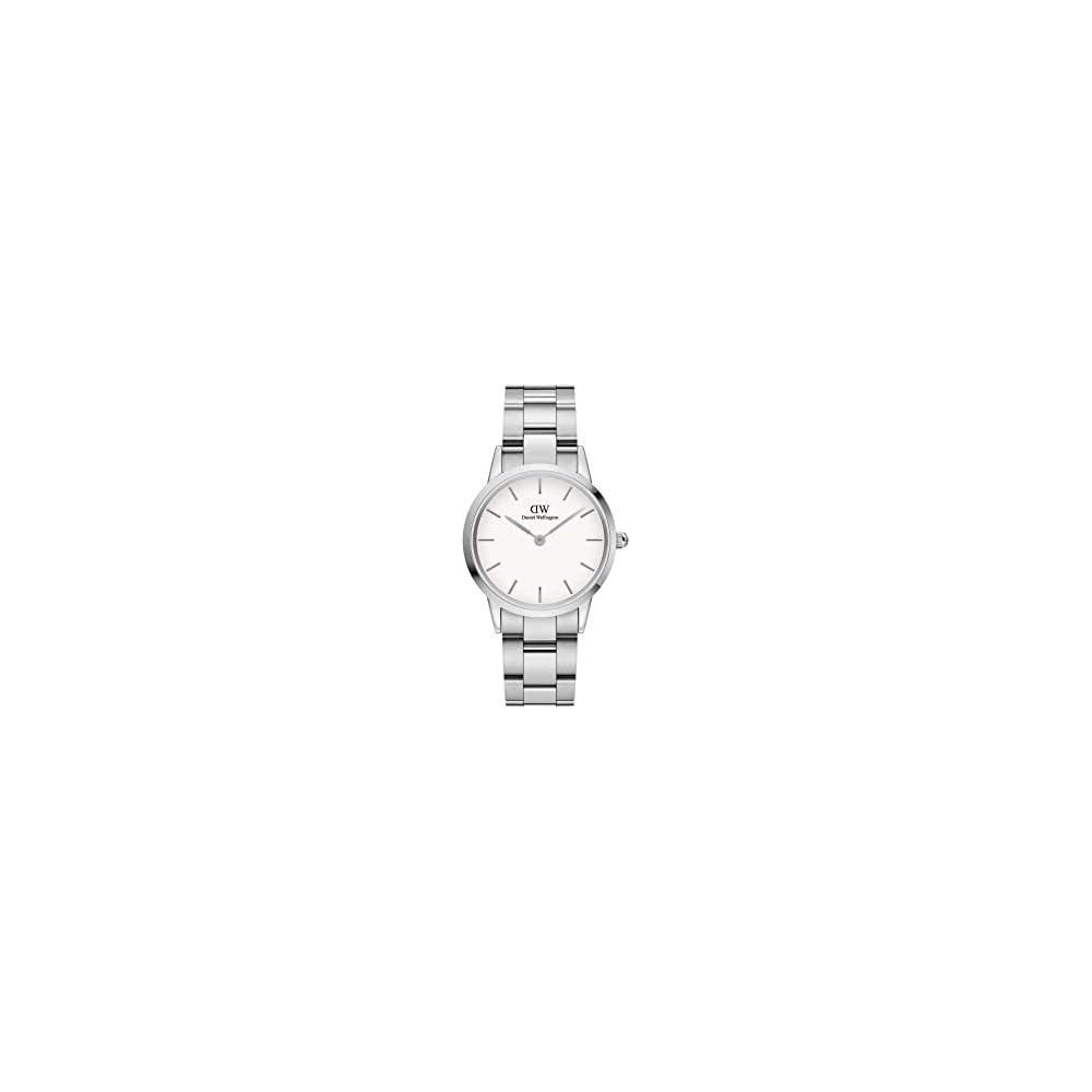 Daniel Wellington Iconic Link Men s Watch 40mm Rose Gold Silver White Metal