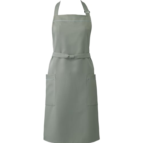 

ARBE ARBE Apron with Chestband, Neck Strap, and Pockets, Durable and Easy to Move in, Suitable for Restaurants, Cafes, and Kitchens, T7924 C-9, Gray,