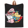 Throw Blanket Dog Man Dogman And Friend Micro Fleece Blanket Four Sizes Cartoon Portable Suitable For Sofa AntiPilling Blanket