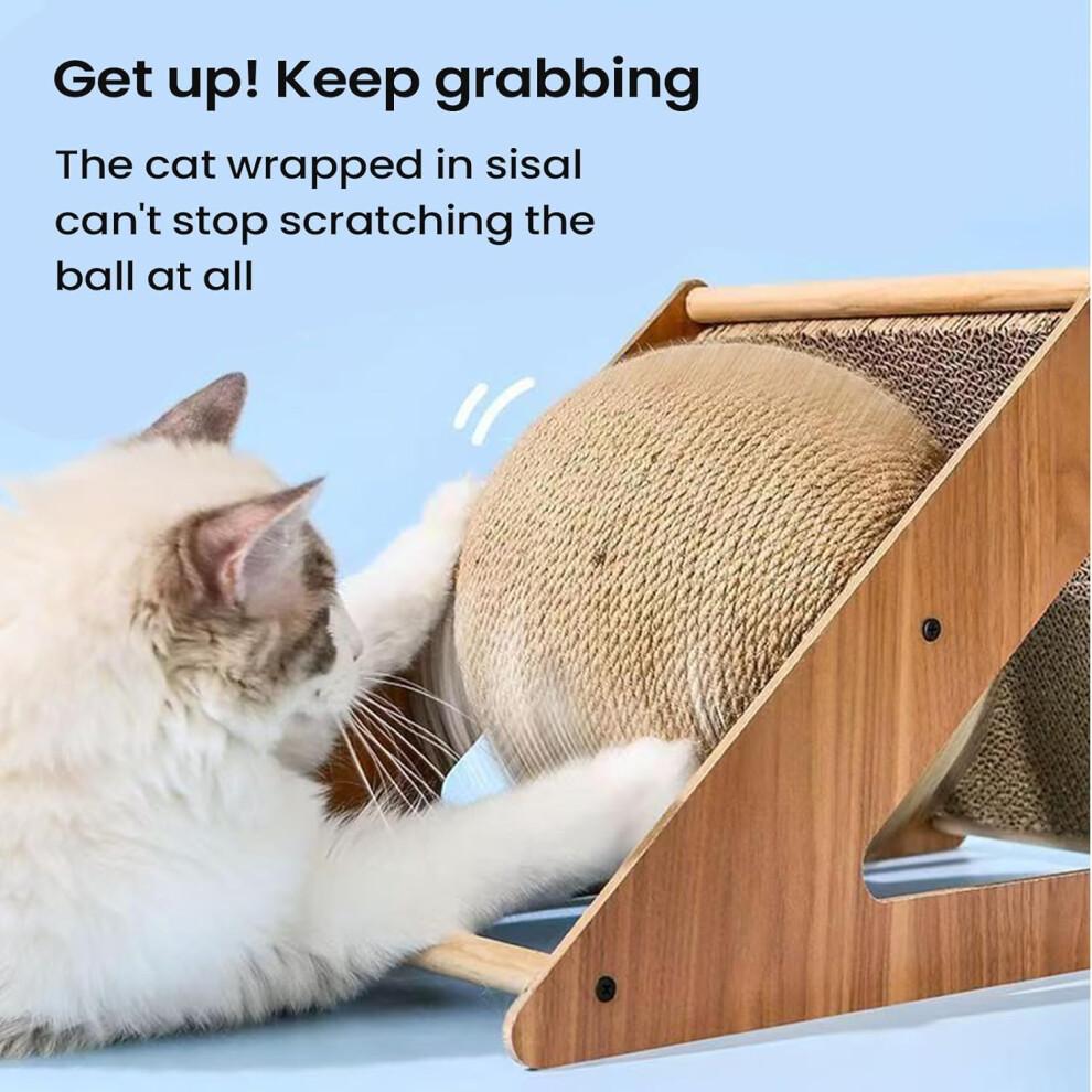 Cat Scratch Ball Kitten Training Toy ChewResistant Scratching Ball For Indoor Cat Exercise And Stress Relief