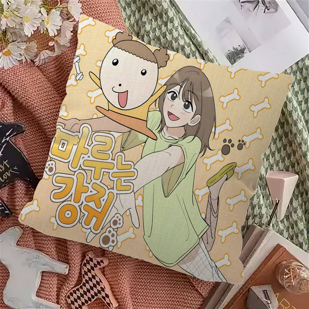 Cartoon Maru Is A Puppy Anime Pillowcases Home Bedding Decorative Pillow Cover Wedding Super Soft Pillow Case