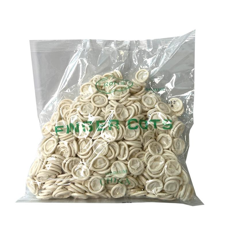 Thickened Latex Finger Cots: Anti-Slip, Anti-Static Protection for Tattooing, Nail Art & Industrial Use