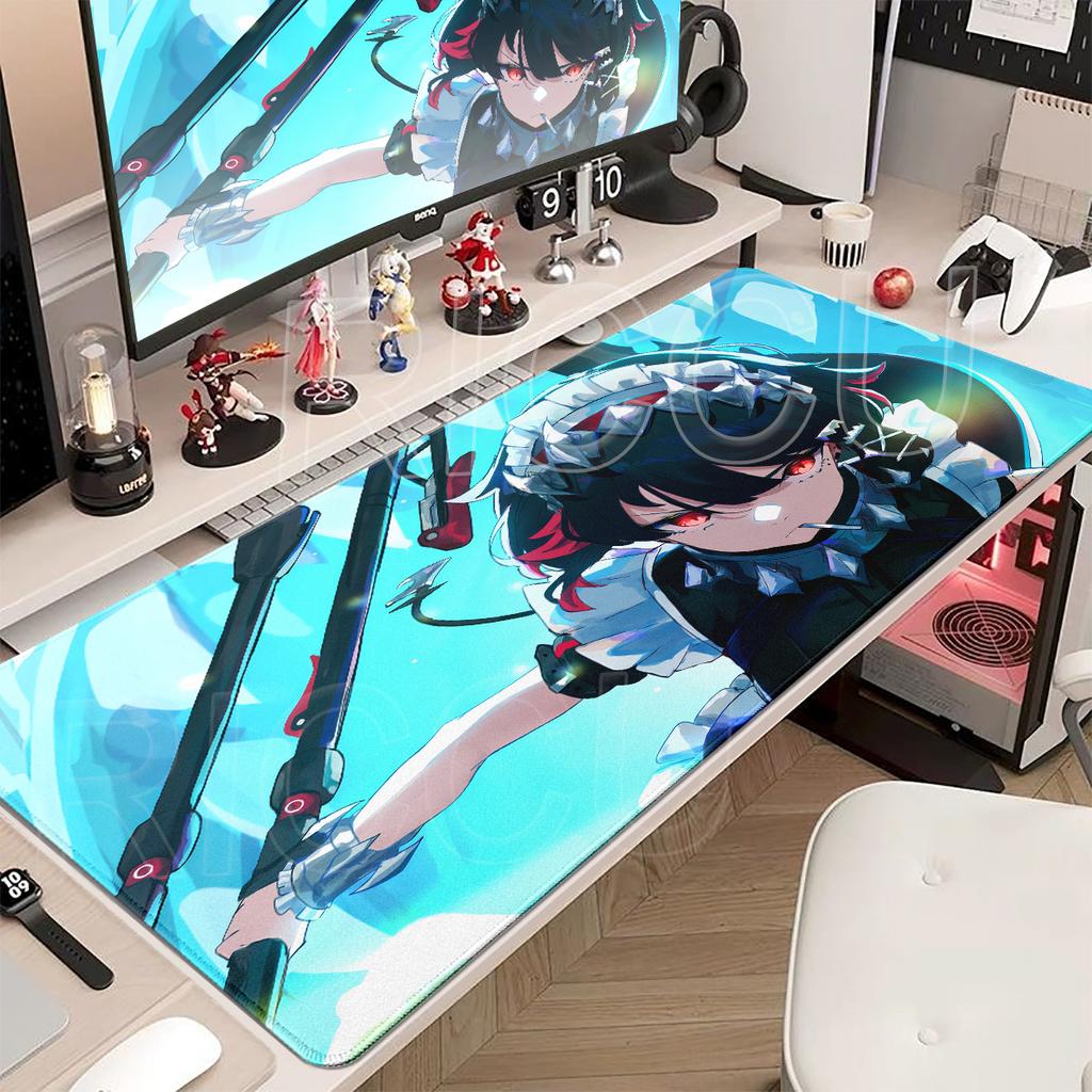 Zenless Zone Zero New Cute Extended Mouse Pad MousePad Desk Mat Keyboard Mat Anime Girl Pc Anti-slip Rubber Game Accessories