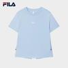 Fila Women's Knitted Short Sleeve T-Shirt with Slit Back