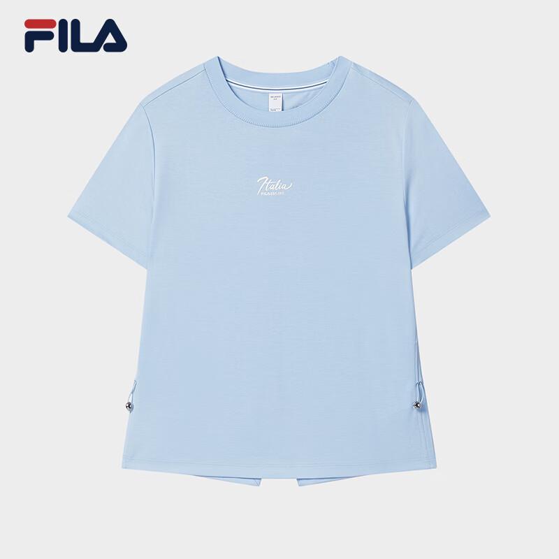 Fila Women's Knitted Short Sleeve T-Shirt with Slit Back