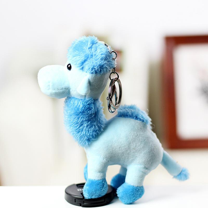 Adorable Plush Camel Toy Bell Ornament Souvenir Cute Stuffed Animal Keychain