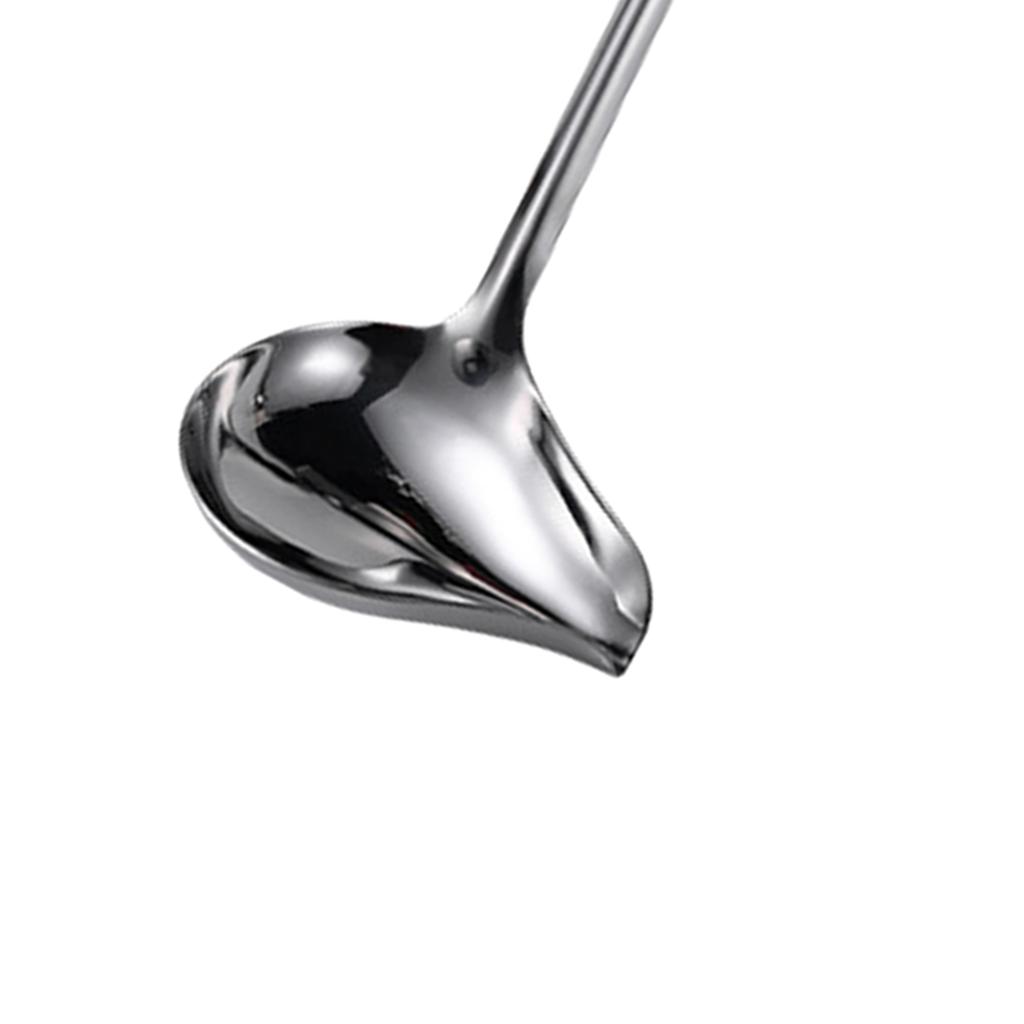 Stainless Steel Spoon Ladle Easy To Clean Comfortable To Hold and Grip Cooking Rustproof Good Grip Soup Serving Spoon Ladle