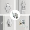 Cabinet Door Padlock Zinc Alloy Keyless Mechanical Door Lock For Cabinet Mailbox Drawer Cupboard Locker Furniture Hardware
