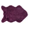Faux Sheepskin Fur Rug Soft Carpet Area Rug for Bedroom Sofa Floor Living Room DecorPurple