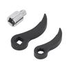 Crowbar Adapter Head Tools 3/8in Star 1/2in Square Serrated with Adapter Pry Bar Wrench Adaptor Half