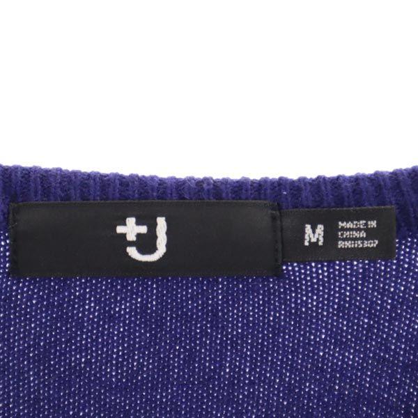 Uniqlo #NAME? Long Sleeve Sweater M Blue Plus J Knit Men's Used