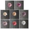 6 Stück Künstliche Dahlienblumen 11" Falsches Seiden-Dahlien-Bouquet mit Stiel für Hochzeitsbouquets Zuhause Büro Tischmittelstück Blumengestecke