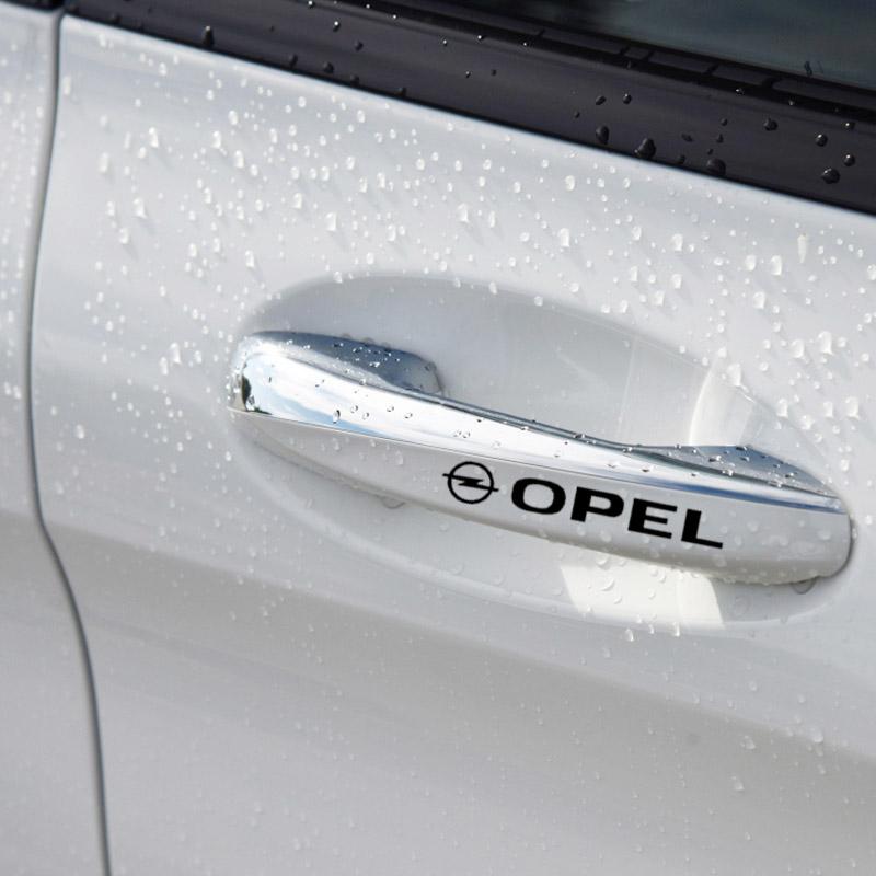 4 Stück Auto Türgriff Aufkleber Reifen Rückspiegel Aufkleber Für Opel Adam Ampera Corsa Insignia Karl Rocks-e Astra New Energy