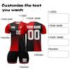 Men's Short Sleeve Sports Jersey Set Mesh Fabric Lightweight Breathable Soccer Uniform Shirt and Shorts Two Piece Athletic Outfit