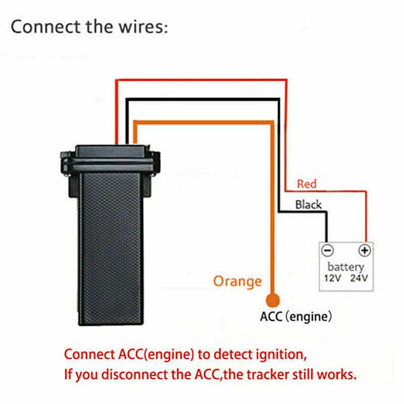 Tracker Locator Dustproof 12v-80v Car Accessories Vehicle Tracking Device Vibration Alarm Gps Tracker Waterproof