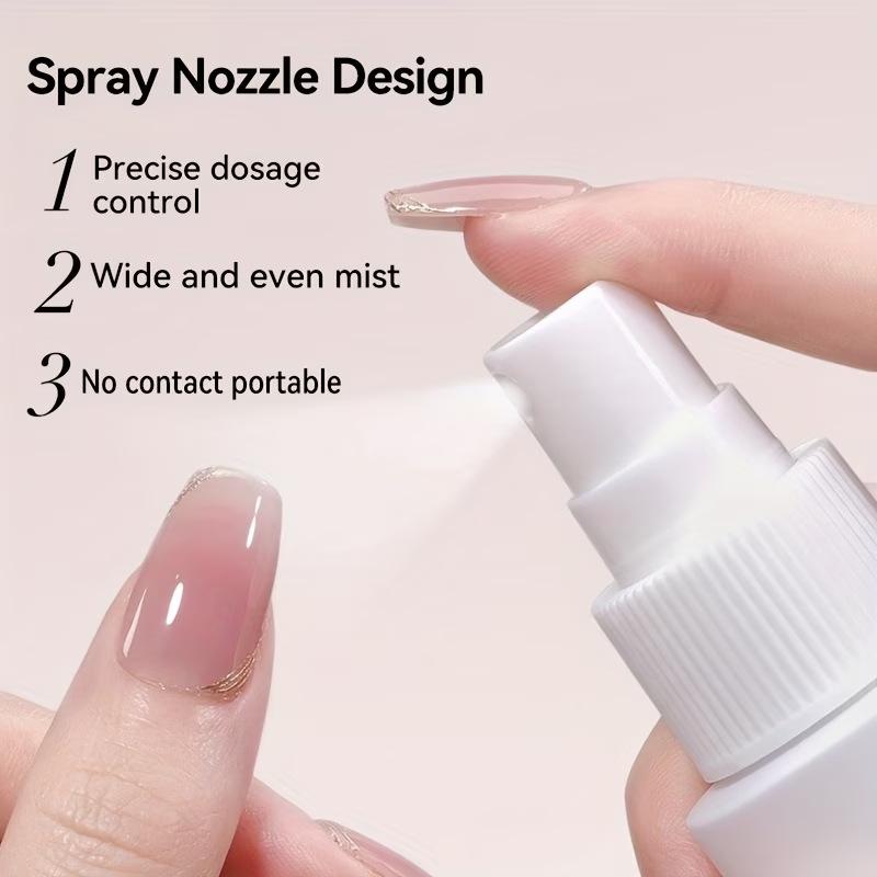 60ml Nail Polish Remover Spray, Gentle Nail Polish Remover for Acrylic and False Nails, 15-Quick Removal, Safe On Natural Nails