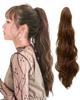 AQUADOLL Honey Wave Clip-on Ponytail Wig with Pointed Ends, Deep Brown (DBR) wgt805-A-DBR