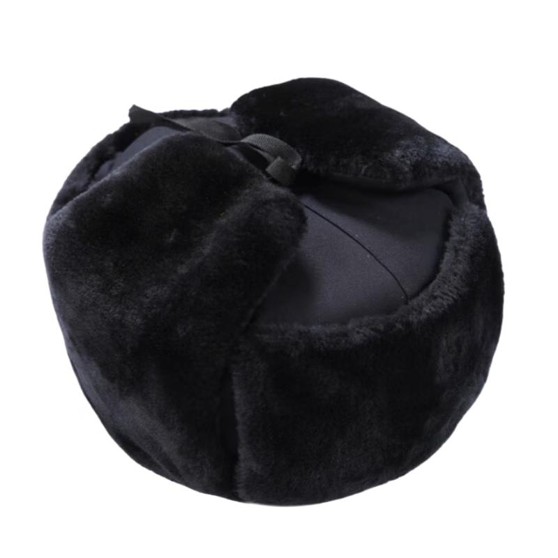 Thickened Plush-Lined Warm Customizable Hat