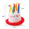 Weihnachts-Geburtstagsgeschenk, Geburtstagshut, Weihnachtsdekorationshut, Kuchen, Kerzenhut, Party-Performance, Süßes und Modisches Geschenk