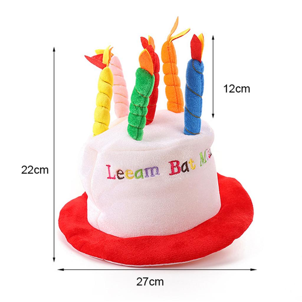 Weihnachts-Geburtstagsgeschenk, Geburtstagshut, Weihnachtsdekorationshut, Kuchen, Kerzenhut, Party-Performance, Süßes und Modisches Geschenk