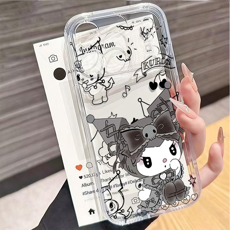 Lucky Kuromi Melody Kuromi Casing For Samsung Galalxy S26 Ultra S25 FE S24 S23 S22 S21 Plus Ultra FE 5G Cinnamoroll Clear Case
