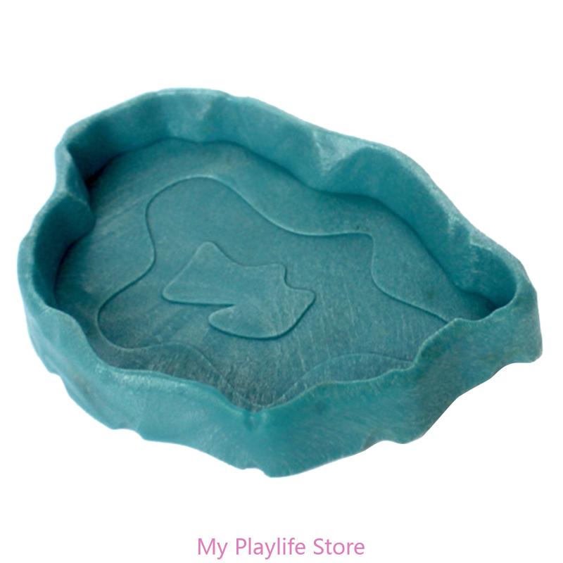 

Кормушка для домашних животных, миска, поднос для кормления, миска, диспенсер для воды, горшок для черепахи, бородатой агамы, сверчка озеро синий