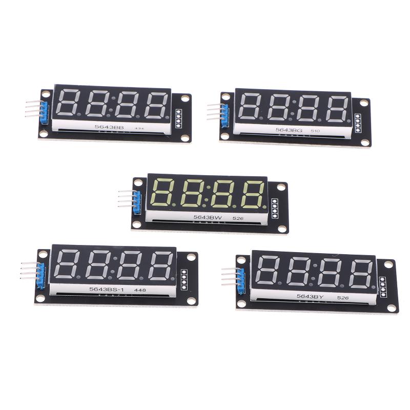 Tm1637 0,56 palce 4bitový LED digitální trubicový displej 7segmentový displejový modul LED elektronická hodiny displejový modulová deska pro Arduino