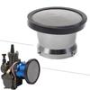 GZYF Titanium 50mm Motorcycle Carburetor Funnel Speed Stack Air Filter Horn Cup with Net