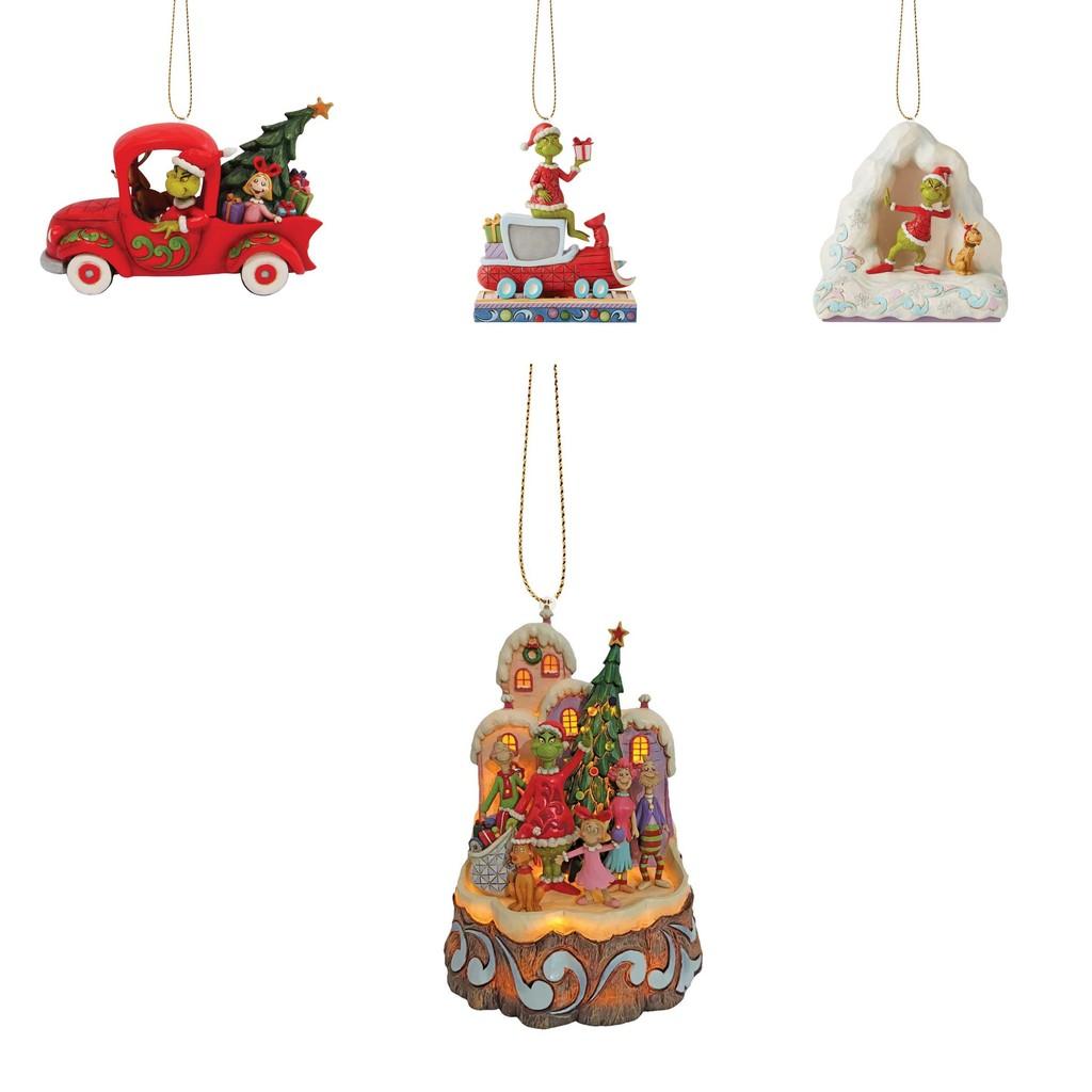 Adorable Cartoon Acrylic Flat Car Hanging Ornament For Christmas Tree Home Decor