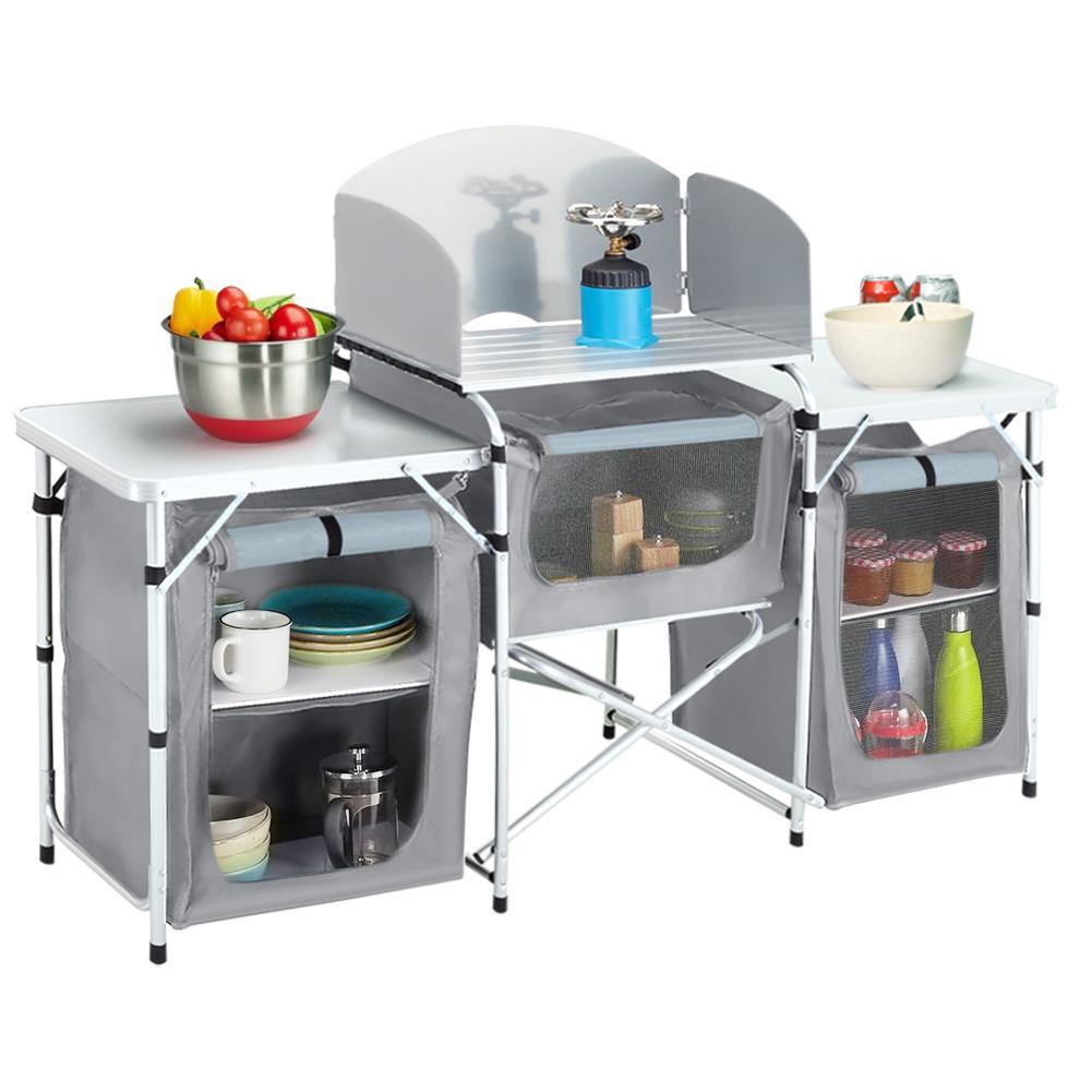 Aluminium Camping Table Outdoor Camping Kitchen