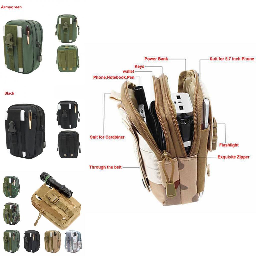 Nylon Taktische Mehrzweck Molle Tasche EDC Utility Gadget Gürtel Hüfttaschen Werkzeug