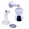 Adjustable Wall Mount Brackets for Indoor Cameras Allowing Multiple Direction Rotation and Tilt for Viewing Coverage