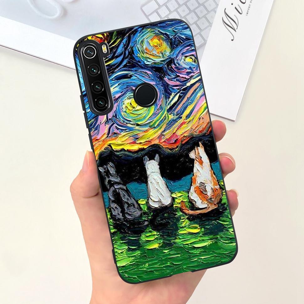 For Xiaomi Redmi Note 8T Case Candy Painted Cover For Xiaomi Redmi Note8T M1908C3XG Silicone Soft TPU Fundas Case Bumper 6.3"
