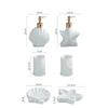 Étoile de mer européenne Accessoires de salle de bain Étoile de mer ménagère Céramique Gobelet de lavage Distributeur de savon Porte-savon Organisateur de salle de bain Nouveau