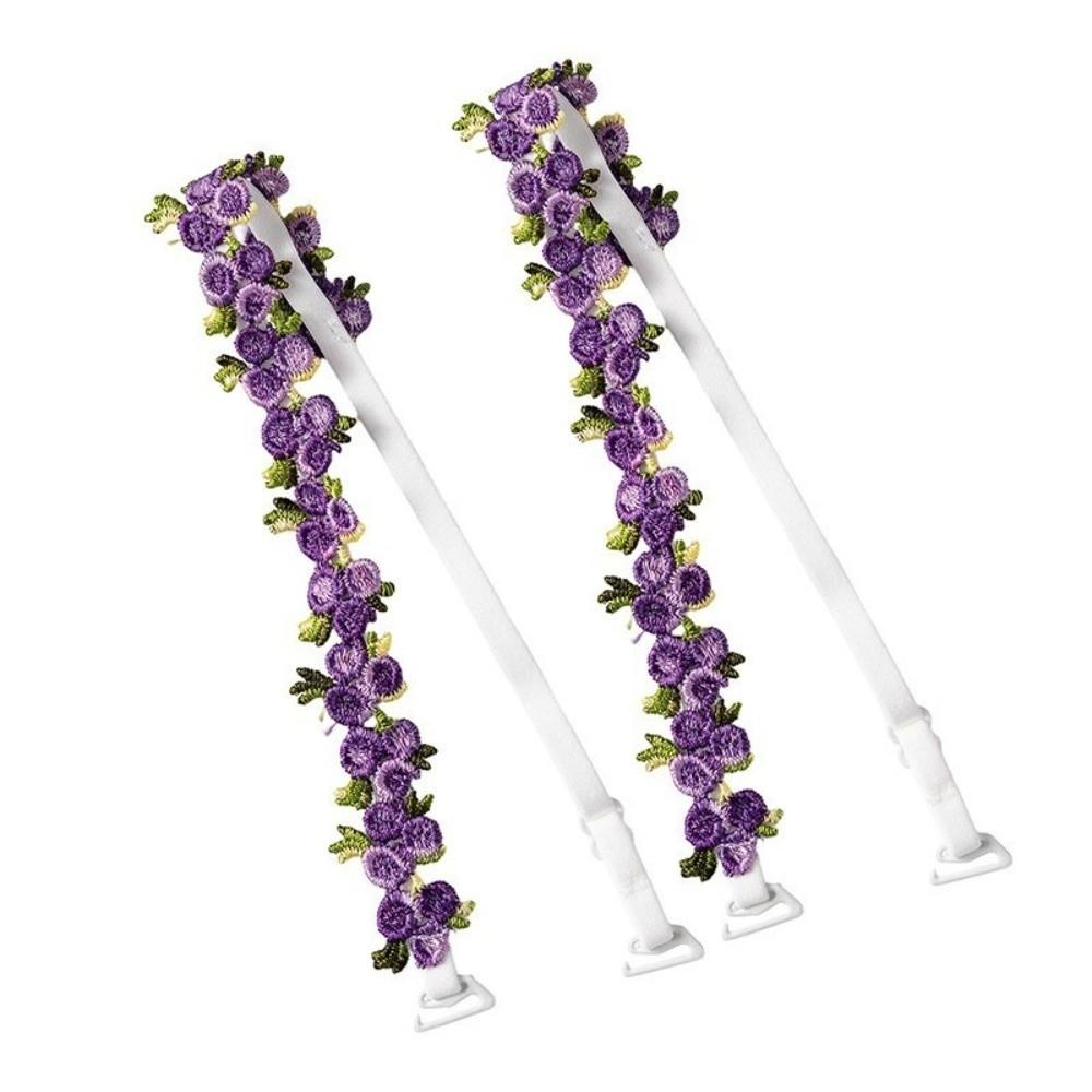 Anti-slip Floral Bra Straps Elastic Lingerie Strap Belt Soft Shoulder Straps  Wedding Party Dress