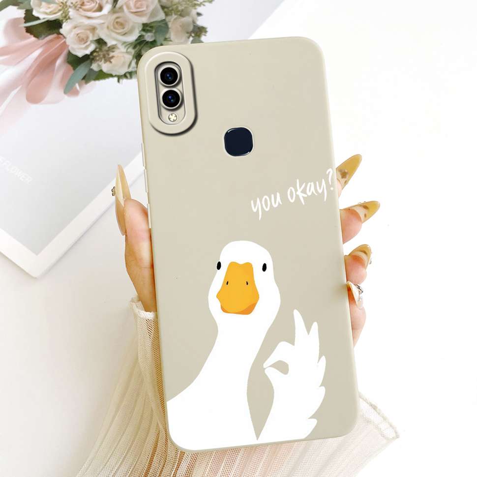6.3" For Vivo V11i Cover Cute Cat Rabbit Protective Shockproof Case Vivo V11i V 11i 1806 VivoV11i Soft Silicone Phone Casing