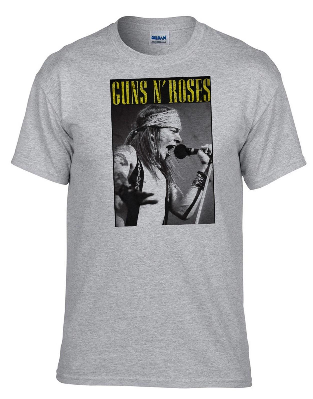 Guns and Roses Rockband Rock Music legends Grau T-Shirt -526_Grau XS