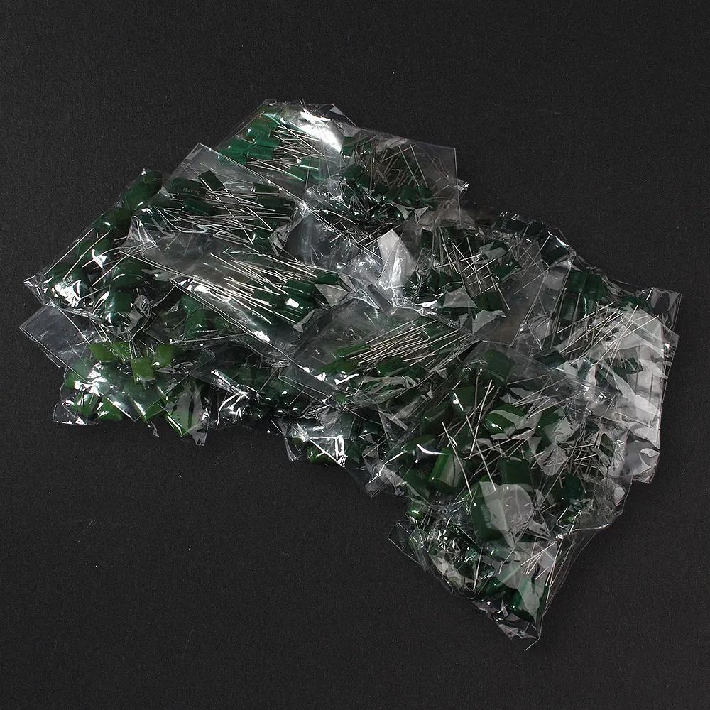 180/620 Stück 100V Polyester-Kondensator-Kombinations-Kit 2A102J~2A822J Kondensator-Set 31/10 Werte Polyester-Folienkondensator