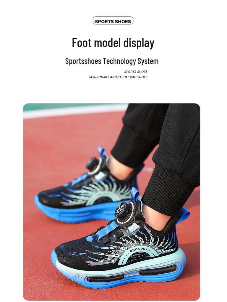 Boys' Non-Slip Leather Basketball Shoes - Spring 2025
