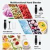 Electric Blender Handheld Meat Vegetable Rotary Mixer 4 in 1 Smoothies Whisk Machine Kitchen Immersion Blender Food Chopper