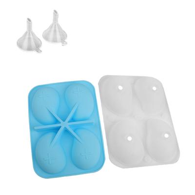 Professional 4 Section Mangoes Baking Molds Nonstick Heat Resistant Mould For Dessert Pastries Kitchen Tool