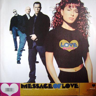 12-Zoll Schallplatte LOVE HAPPY - Message Of Love MCST2040 MCA Records 1995 UK Dance & Electronica Gebraucht