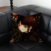 anime cyberpunk SSerial EExperiments LLain Cushion Cover Pillow Case Antidustmite Invisible zipper silky plush cushion