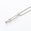 Stainless Steel Anxiety Stress Relief Necklace Mindful Breathing Meditation Necklaces Breathe Tool