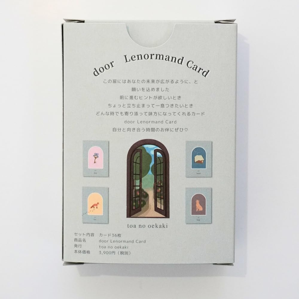Door Lenormand Cards | Toa No Oekaki | 36 Cards [Authentic]