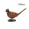 Spot MOC-183592 Animal Bird Pheasant Kingfisher Diving Robin Small Particle Assembling Building Block Model Toy Gift